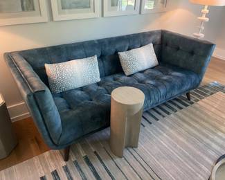 Modern Tufted Velvet Sofa