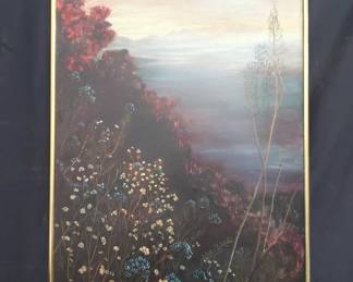 Lot # : 66 - Signed oil painting on board
