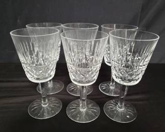 Lot # : 151 - Set of 6 Waterford crystal glasses
