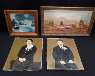 Lot # : 349 - Group of four paintings
