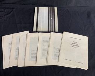 Lot # : 183 - Yossi Rosenstein 1980 "The Story of Moses” Part 1
