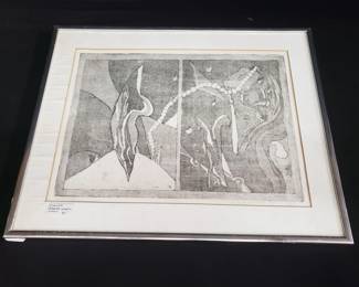 Lot # : 96 - Signed Brenda Chalfin lithograph
