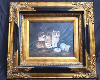 Lot # : 26 - Painting on canvas, signed lower right
