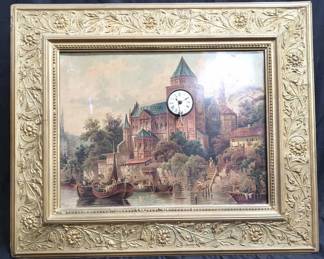 Lot # : 19 - Vintage pendulum table music clock
