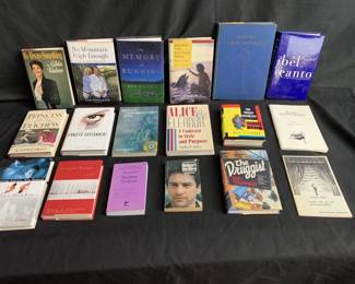 Lot # : 425 - Group of signed books. 