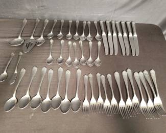 Lot # : 412 - Group of National stainless flatware
