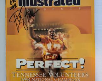 Phillip Fulmer Signed Autograph Sports Illustrated