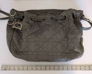 Christian Dior Grey Cannage bag