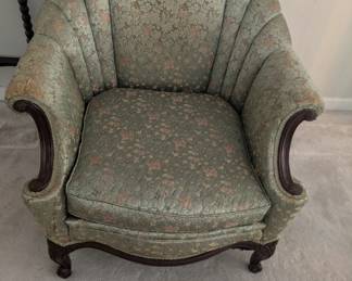 Victorian style Queen Anne chair
