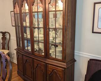 Jamestown Sterling lighted china cabinet