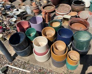 Lots and lots of pots