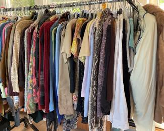 Lots of interesting vintage women's and men's clothes