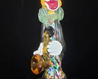 Tall Murano Glass Clown