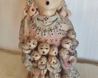 Mid-Century Navajo Clay Sculpture by Cheyenne Jim