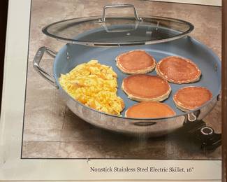 Electric skillet large