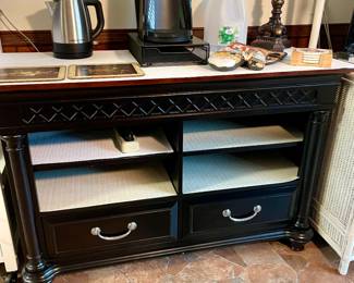 Wood cabinetwith storage