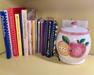 Cookbooks, cookie jar