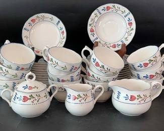 Nikko Avondale Cups Saucers and Fruit Bowls