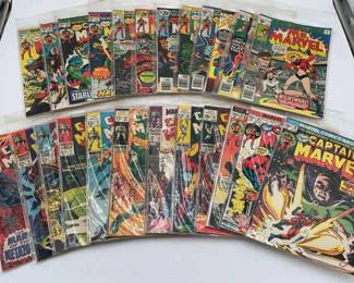 Marvel Captain Marvel Ms. Marvel Comic Books 24pcs
