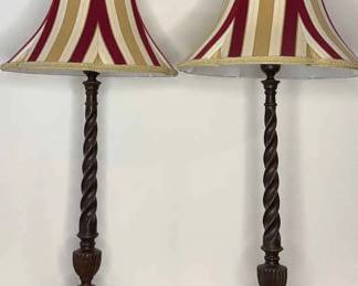 Spindle Lamp Pair