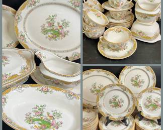 John Maddock Sons Royal Vitreous Dish Set 89pcs