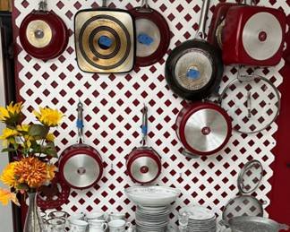 Pots and Pans, Bohemian Glass, Japan China