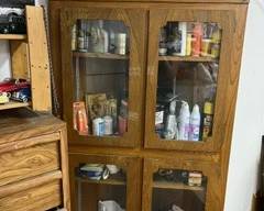 Wooden Corner Hutch