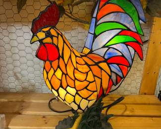 Huge Rooster Lamp