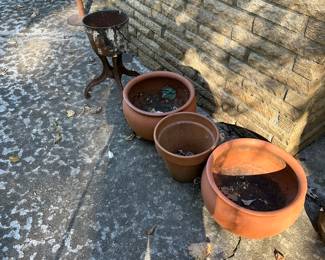 Clay pots