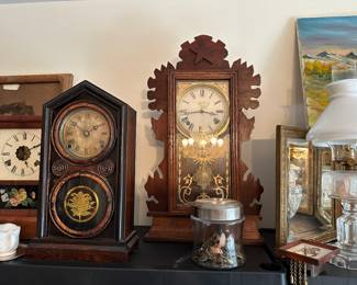 antique kitchen/shelf clocks