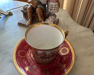 Old Paris tea cup and saucer