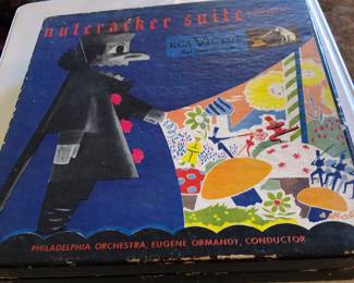 Nutcracker music album, large collection of albums and loose records