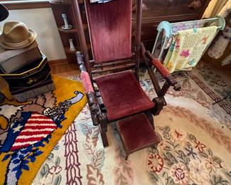 antique platform rocker