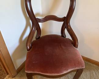 Early mahogany side chair