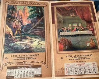 Salesman sample calendar