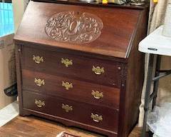 Cuban Mahogony Slant Top Desk