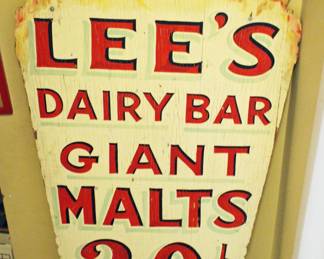 Double Sided Painted Sign