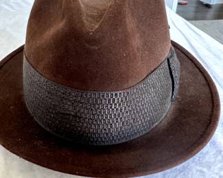 brown hat vintage