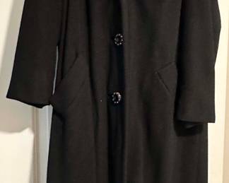 Black 60s coat SB MINK collar