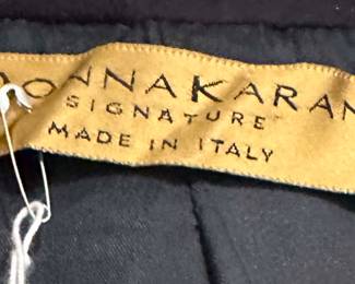 Donna Karan coat label