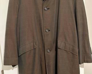 60s irredescent trench coat