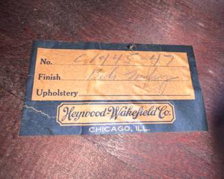 79. Vintage Wakefield Court House Bench (51" x 19" x 36")