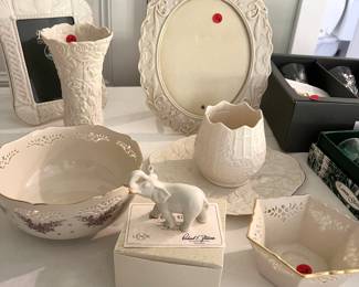 Lenox Picture Frames, Vases, Plates and Bowls