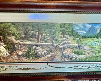 72. Bev Doolittle "Magic In the Wind" (21" x 47")