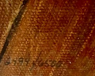 106. Signed Lithograph "All Pooped Out" by Charles Wysocki 495/6580 (38" x 34")