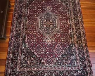 85. Handknotted Wool Rug (4' x 5'11") (as is)