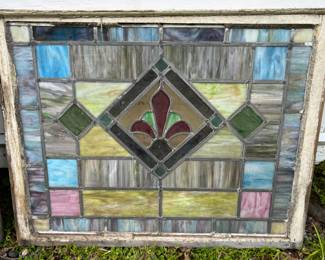 132b. Stain Glass Window (37" x 30") 