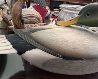 37. Signed Duck Decoy by G. Strunk