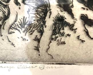 124. Framed Print of Florence From Mount Oliveoto by George Albert Burr (15" x 19")