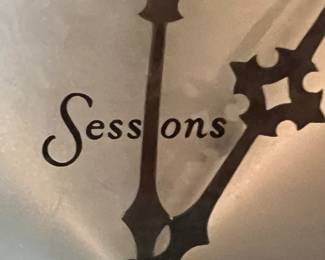 75. Sessions Mantle Clock (21" x 5" x 10")